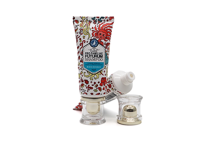 D30白色洗护管 亚克力收腰盖 30ml