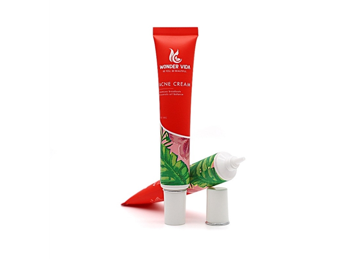 22管径 白色尖嘴旋盖 护肤品软管包材