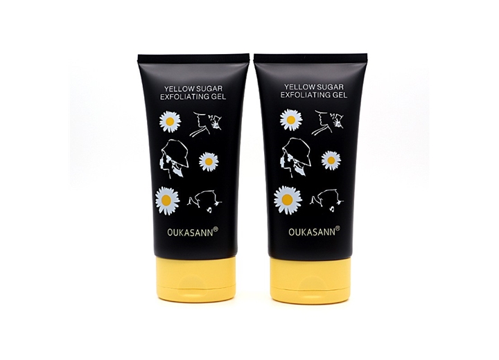 50管径黄色翻盖护手霜身体乳软管包材