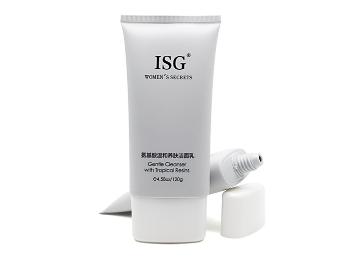 50管径白色扁旋盖洗面奶软管包材