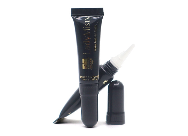 定制10g指甲油带毛刷化妆品软管包材